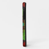 Coques Case-Mate iPhone Weer Mandala Vert Rouge et Bleu (Dos/Gauche)