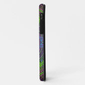 Coques Case-Mate iPhone Weer Mandala vert violet et bleu (Dos/Gauche)