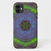 Coques Case-Mate iPhone Weer Mandala vert violet et bleu (Dos)