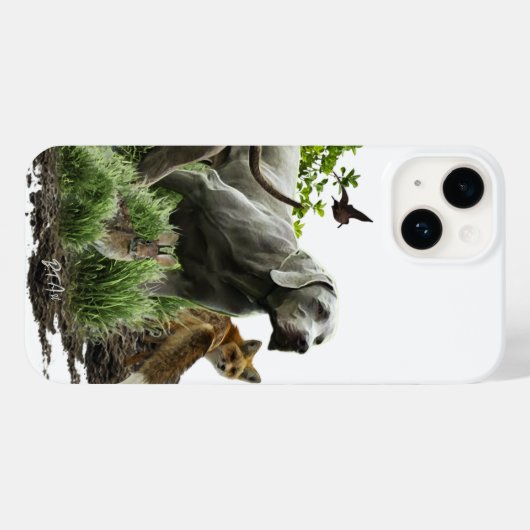 Coques Case-Mate iPhone Weimaraner (Verso (horizontal))