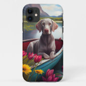 Coques Case-Mate iPhone Weimaraner sur une pédale : une aventure Pittoresq (Dos)