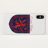 Coques Case-Mate iPhone Weir Tartan Scottish Plaid Lion Rampant (Dos (Horizontal))