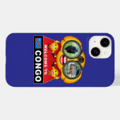 Coques Case-Mate iPhone Welcome to Congo (Verso (horizontal))