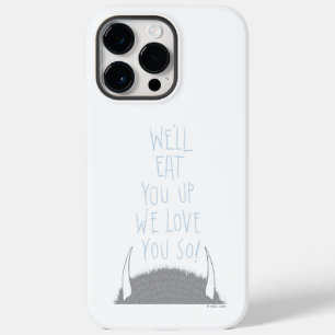 Coque Pour Pour iPhone 14 Pro Max We'll Eat You Up We Love You So! - Bleu