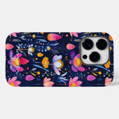 Coques Case-Mate iPhone Wellness Design floral créatif et couleurs vibrant (Verso (horizontal))
