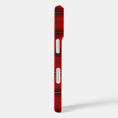 Coques Case-Mate iPhone Wemyss Tartan rouge et noir plaid (Verso / Droite)