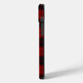 Coques Case-Mate iPhone Wemyss tartan rouge noir plaid (Verso / Gauche)