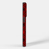 Coques Case-Mate iPhone Wemyss tartan rouge noir plaid (Verso / Droite)