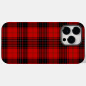 Coques Case-Mate iPhone Wemyss tartan rouge noir plaid (Verso (horizontal))