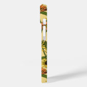 Coques Case-Mate iPhone Wens et fleurs sur jaune pâle (Verso / Gauche)