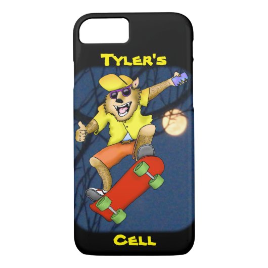 Coques Case-Mate iPhone Werewolf Skateboarder Cellule de téléphone cellula (Dos)