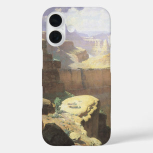 Coques iPhone 16 West Art d'Amérique vintage, Grand Canyon par Leig