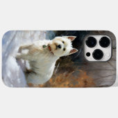 Coques Case-Mate iPhone West Highland White Terrier Laissons neiger Noël (Verso (horizontal))