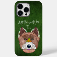 West Highland White Terrier Visage laid