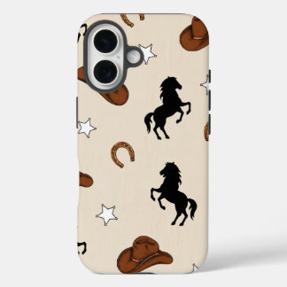 Coques iPhone 16 Western Cowboy Phone Case - Vintage