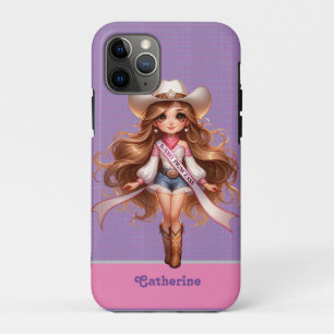 Case-Mate iPhone Case Western Cowgirl Rodeo Princess 1 Personnalisé