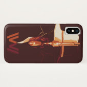 Coques Case-Mate iPhone Westworld | Casquette blanc Casquette noir scintil (Dos (Horizontal))
