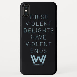 Case-Mate iPhone Case Westworld   Citation de typographie "Plaisirs viol