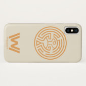 Coques Case-Mate iPhone Westworld | Le symbole Maze (Dos (Horizontal))
