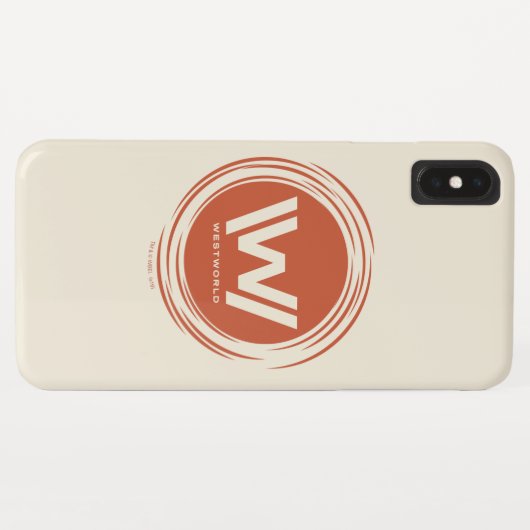 Coques Case-Mate iPhone Westworld | Logo Sun stylisé (Dos (Horizontal))