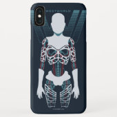 Coques Case-Mate iPhone Westworld | Squelette Android sur logo (Dos)