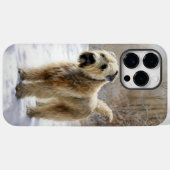 Coques Case-Mate iPhone Wheaten Terrier Laisser neiger Noël (Verso (horizontal))