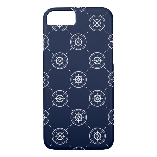 Coques Case-Mate iPhone Wheel Pattern de capitaines (Dos)