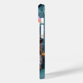 Coques Case-Mate iPhone Whimsical Airedale Terrier Travailler comme astron (Verso / Gauche)