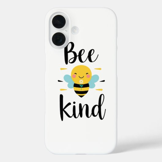 Coques Case-Mate iPhone Whimsical and Kind Bee Illustration (Verso)