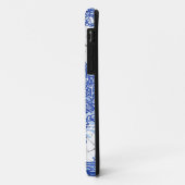 Coques Case-Mate iPhone Whimsical Blue Willow Isle of Rabbits Design #2 (Dos/Gauche)