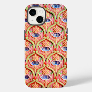 Coque Pour iPhone 14 Whimsical Floral Art Nouveau Motif