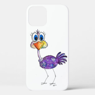 Case-Mate iPhone Case Whimsical Happy Violet Ostrich