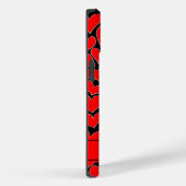 Coques Case-Mate iPhone Whimsical Red Hearts Valentine's Day Personnalisé (Verso / Droite)