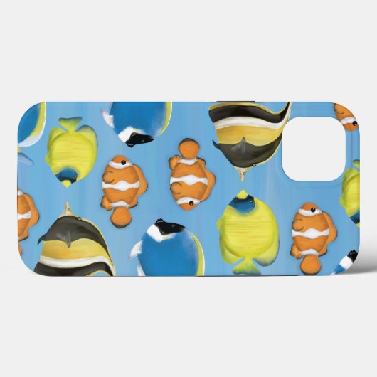 Coques Case-Mate iPhone Whimsical Tropical Océan Poisson Sean Nature (Verso (horizontal))