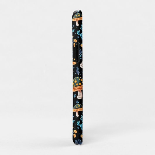 Coques Case-Mate iPhone Whimsical Wonder : Motif de champignons (Dos/Droite)