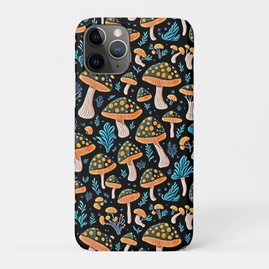 Coques Case-Mate iPhone Whimsical Wonder : Motif de champignons (Dos)