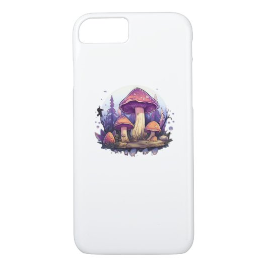 Coques Case-Mate iPhone Whimsigoth Champignons Et Crystals Classique (Dos)