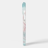 Coques Case-Mate iPhone Whimsy rose et bleu (Verso / Gauche)