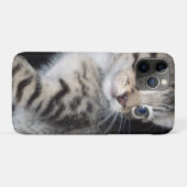 Coques Case-Mate iPhone "Whiskers of Trouble : The Mischievous Tabby Kitte (Dos (Horizontal))
