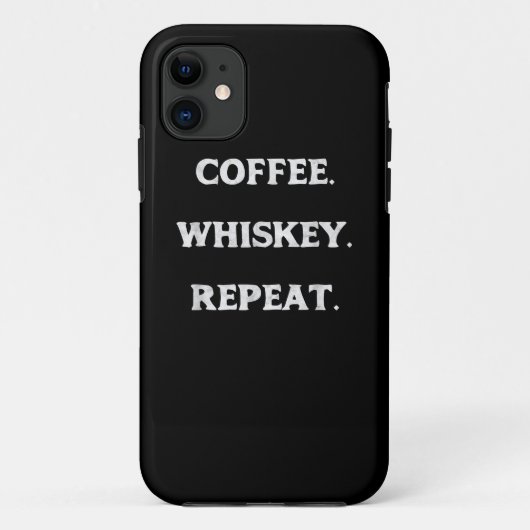 Coques Case-Mate iPhone Whiskey café Répéter (Dos)