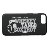 Coques Case-Mate iPhone Whiskey Tango Foxtrot - Humour de l'aviation (Dos (Horizontal))