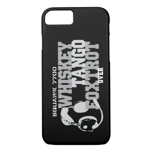 Coques Case-Mate iPhone Whiskey Tango Foxtrot - Humour de l'aviation (Dos)