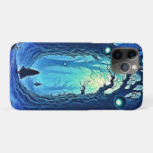 Coques Case-Mate iPhone Whispering Woods Imaginaire foncé (Dos (Horizontal))