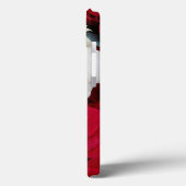 Coques Case-Mate iPhone White and Red Poinsettias (Verso / Gauche)