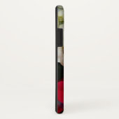 Coques Case-Mate iPhone White and Red Poinsettias (Dos/Droite)