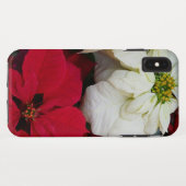 Coques Case-Mate iPhone White and Red Poinsettias (Dos (Horizontal))