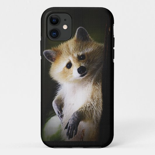 Coques Case-Mate iPhone White Blond Raccoon Animaux mignons (Dos)
