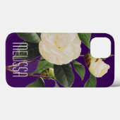 Coques Case-Mate iPhone White Camellia (Verso (horizontal))