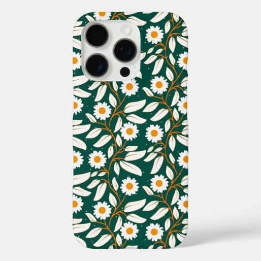 Coques Case-Mate iPhone White daisies with bright yellow centers (Verso)
