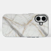 Coques Case-Mate iPhone White Gold Marble Luxury Elegant Case (Verso (horizontal))